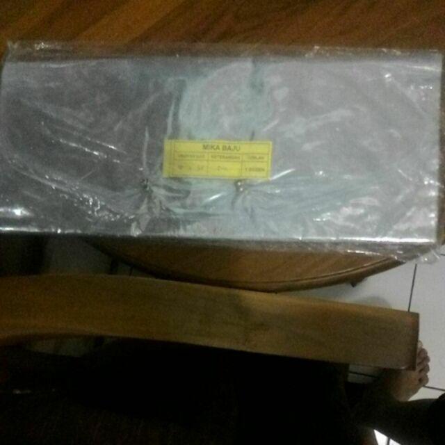 Cover Baju Anak 45x68 Anti Debu Mika Plastik Transparan Pelindung Pakaian Gantung Nafisa Display