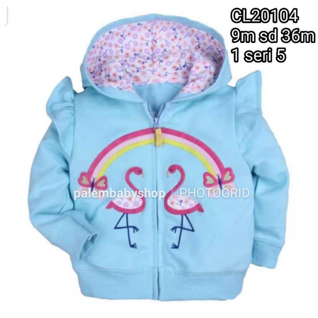 Catell Love Jaket Mantel Bayi Anak Boy&amp;Girl Usia 9M-3T