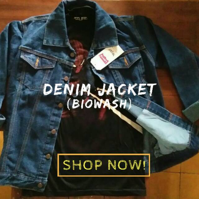 Jaket Jeans Biowash Murah