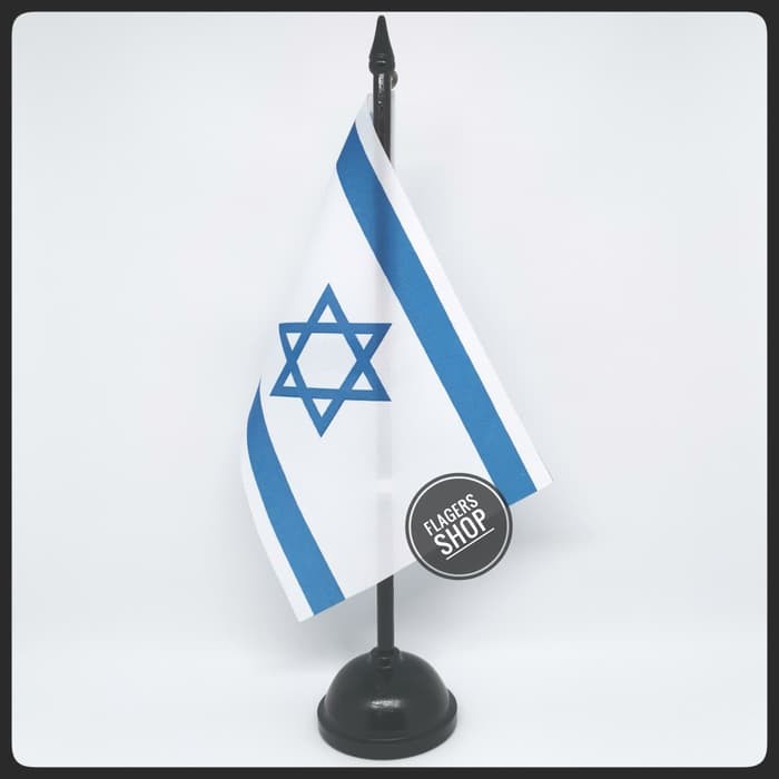 

Bendera Meja Israel + Tiang Kayu