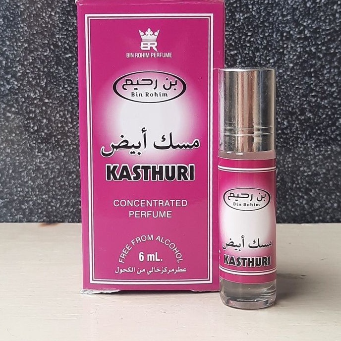 KASTHURI Minyak Wangi Non Alcohol Parfum Bin Rohim Kemasan 6ml Roll On