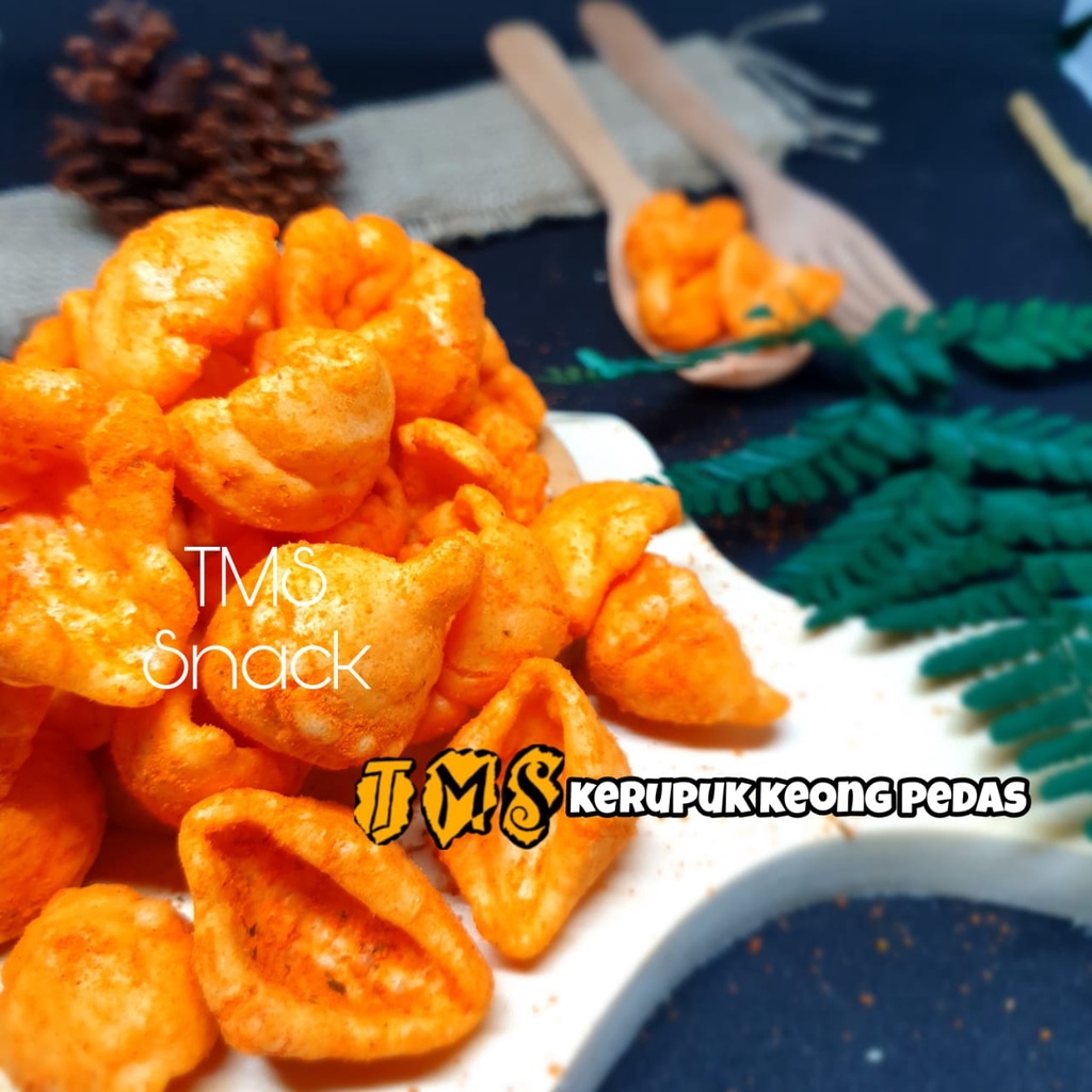 Jual Tms Snack Kerupuk Keong Pedas Gram Exp Aman Shopee Indonesia