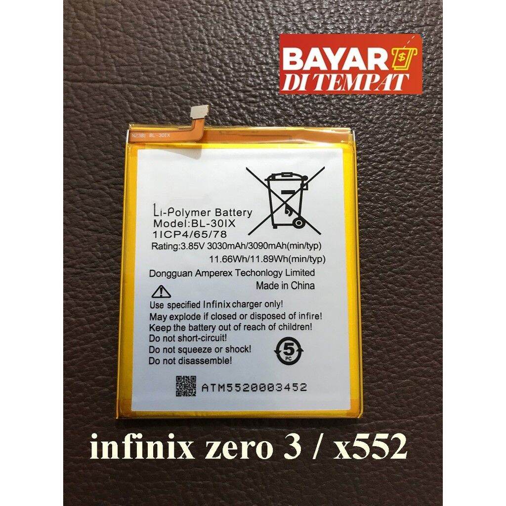 Baterai Batre Battery Infinix X552 Zero 3 BL301X original