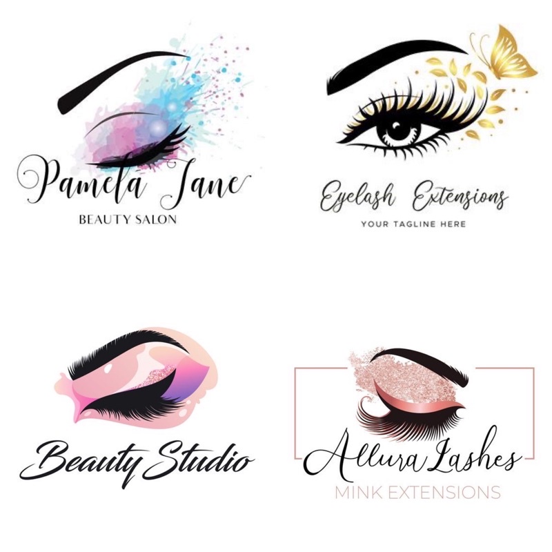 ARABELLA LUXURY EYELASH | JASA BUAT DESIGN LOGO OLSHOP BISNIS ELEGANT SIMPLE