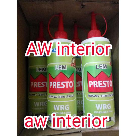 lem kayu presto WRG lem kayu anti air tahan air dan panas lem exterior outdor murah