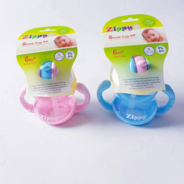 ZIPPY Straw Cup PP 210ml 6m+
