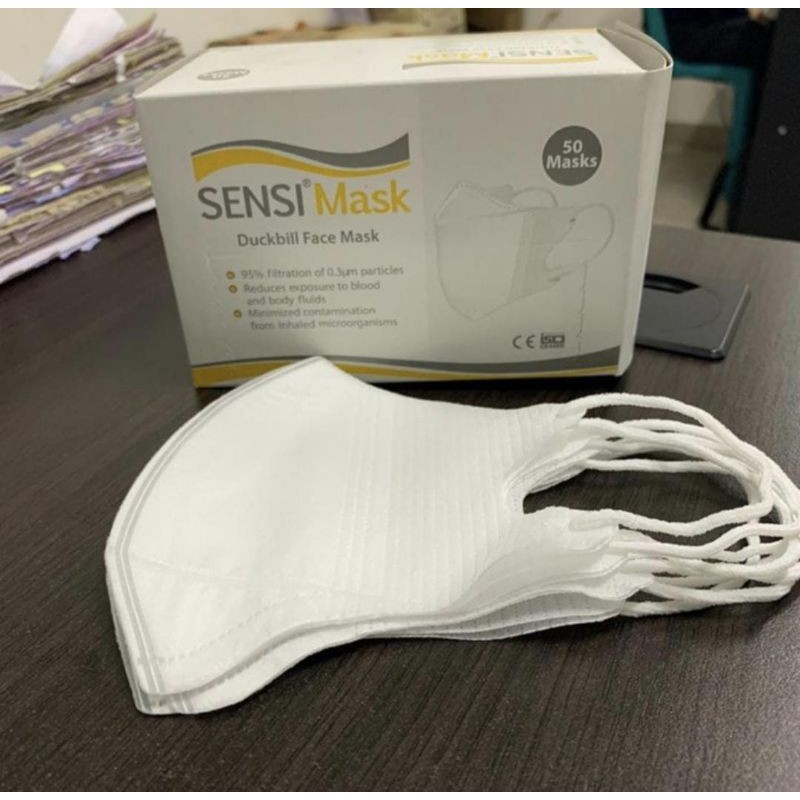 Masker Sensi Duckbill isi 50 3Ply | Shopee Indonesia