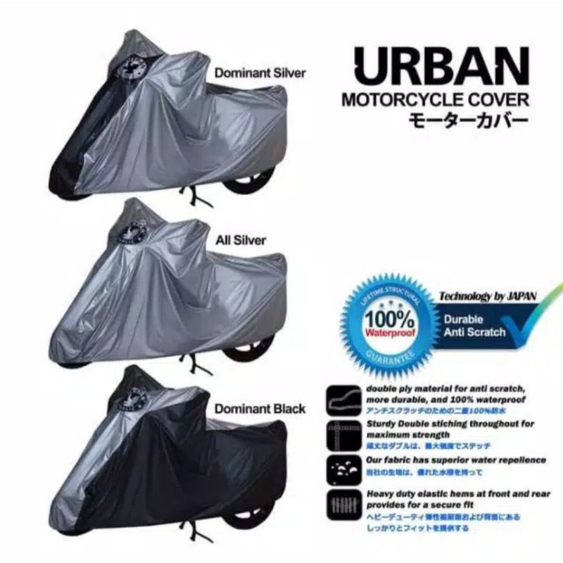 Sarung Cover Motor Urban Big Size Anti Air Dan UV // Motor Nmax Ninja CBR