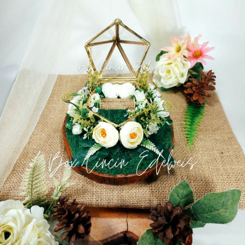 KOTAK CINCIN/ RING BOX/ RING BEARER/ KOTAK CINCIN TERRARIUM/ TERARIUM/ BOX CINCIN