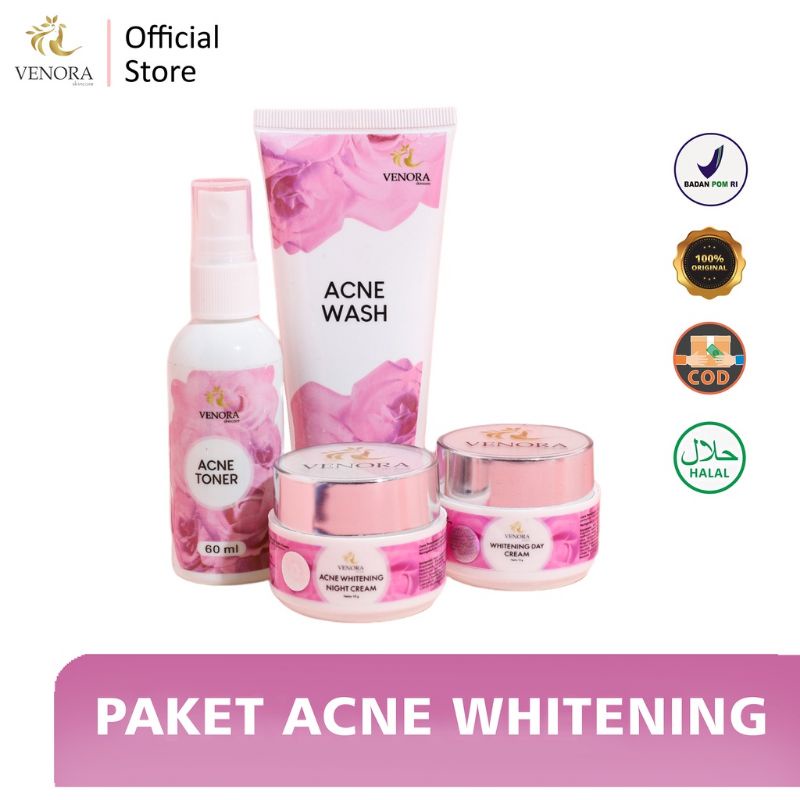 Jual VENORA SKINCARE WHITENING SERIES ACNE SERIES Shopee Indonesia