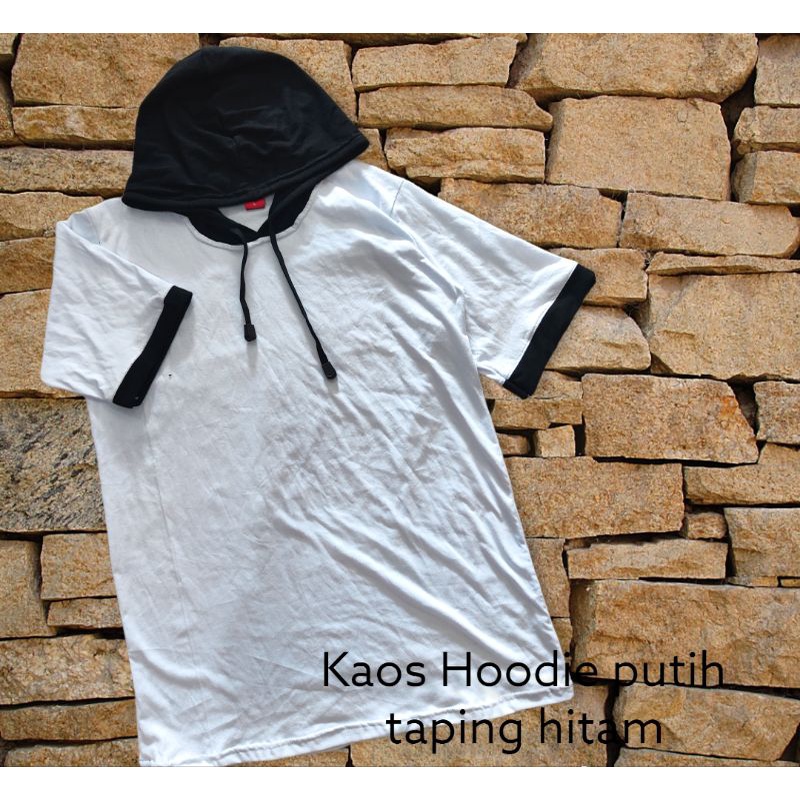 kaos Hoodie taping polos