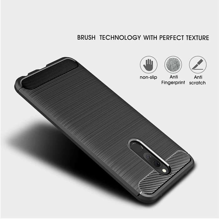 Silicon Case Xiaomi Redmi 8 Softcase iPAKY Carbon Casing Cover