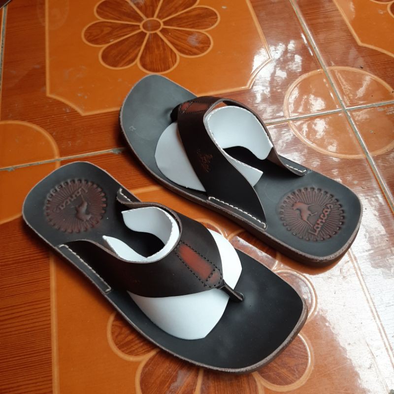 Sandal pria kulit Lancas murah