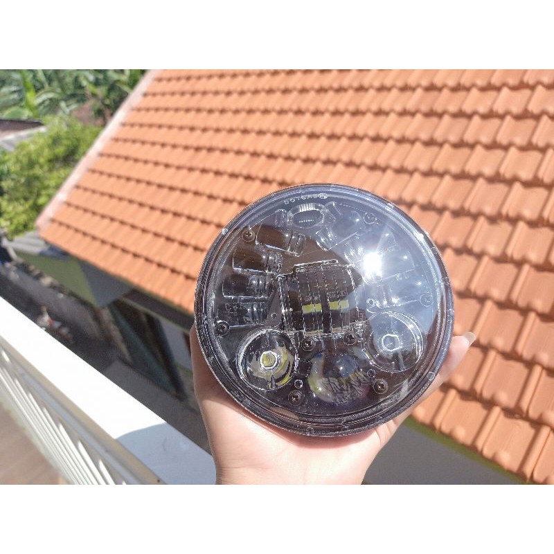 daymaker 16 led 5,7inc dus hitam versi murah