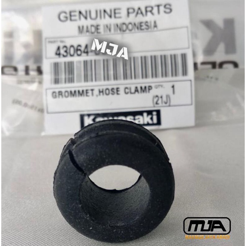 Karet Klem Clamp Bracket Atas Kabel Selang Rem Belakang Ninja R SS Ori Kawasaki