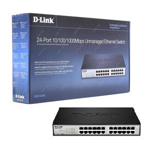 D-Link DGS-1024C 24-Port Gigabit Unmanaged Destop Switch DGS-1024D