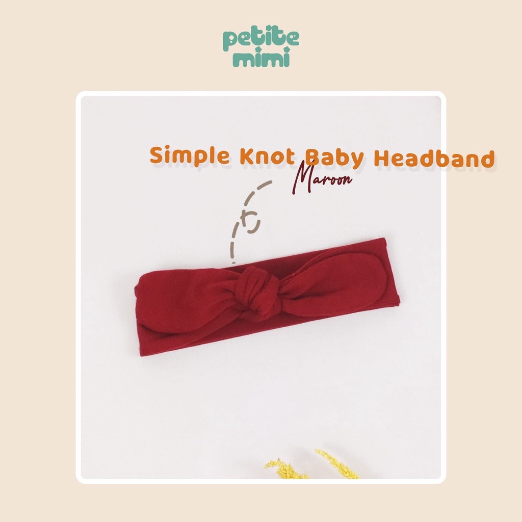 PETITE MIMI SIMPLE KNOT BABY HEADBAND