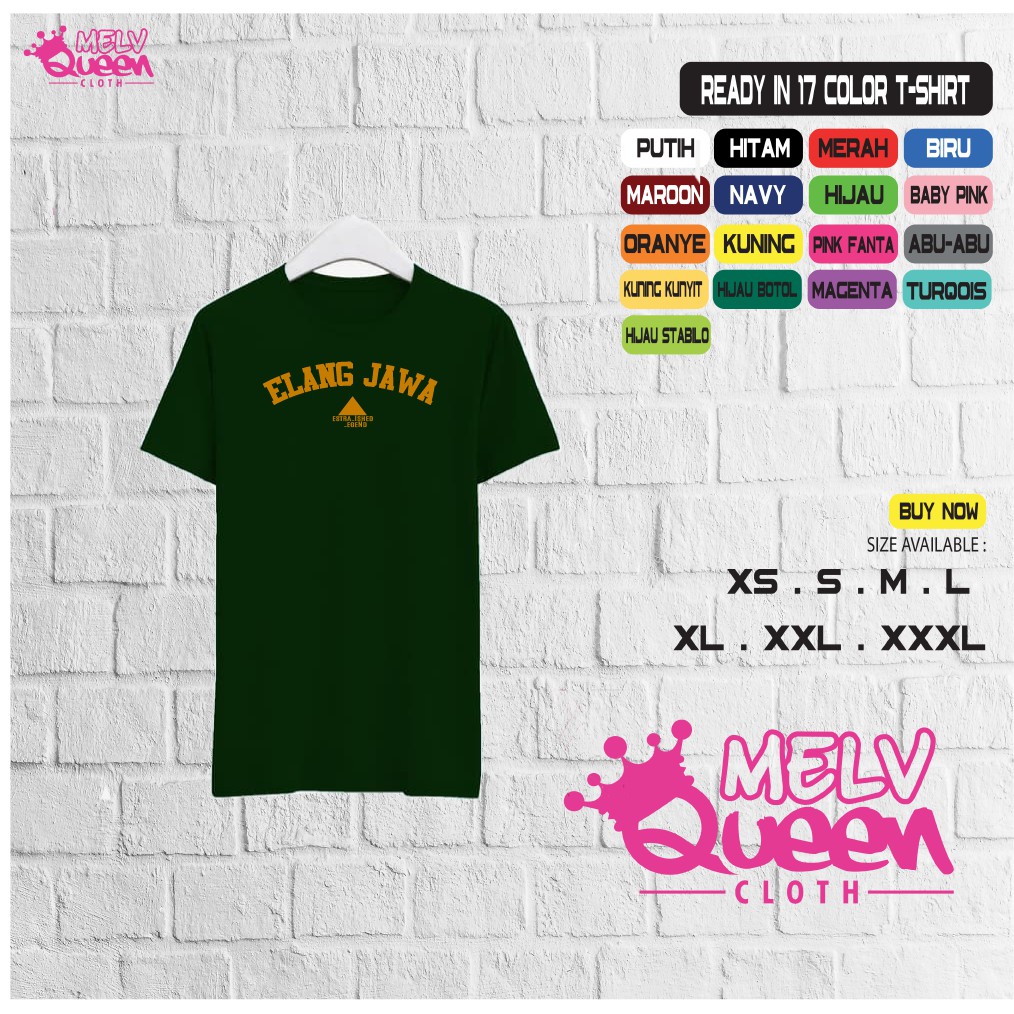 BAJU KAOS ELANG JAWA/LENGAN PENDEK/PRIA WANITA/BEST QUALITY