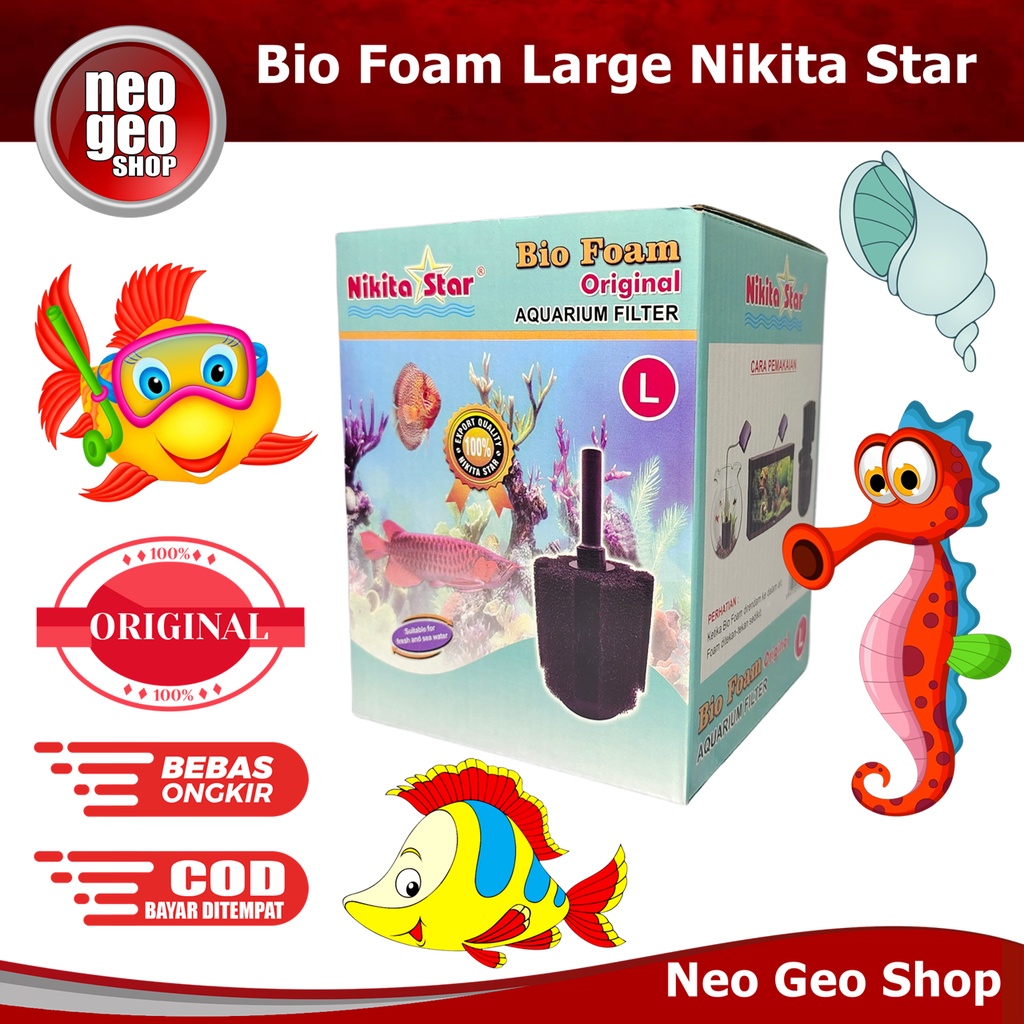 NIKITA STAR BIO FOAM LARGE Aquarium Aquascape Sponge filter