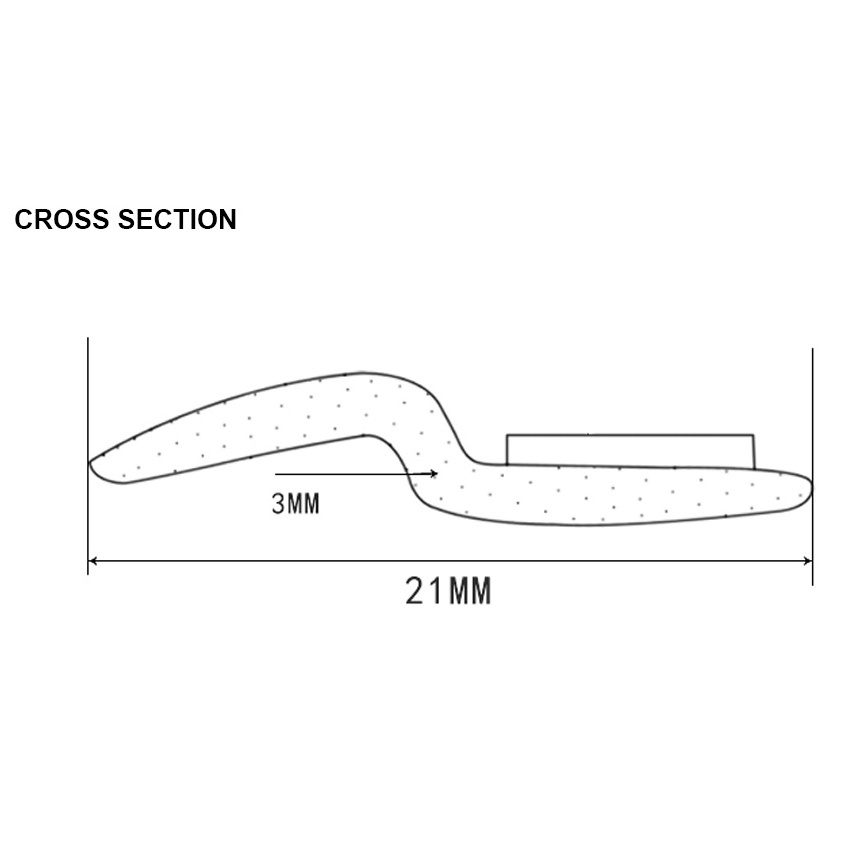 KARET PINTU PEREDAM SUARA SOUNDPROOF Insulation Seal Pintu Mobil 4 Meter - Z4 - Black