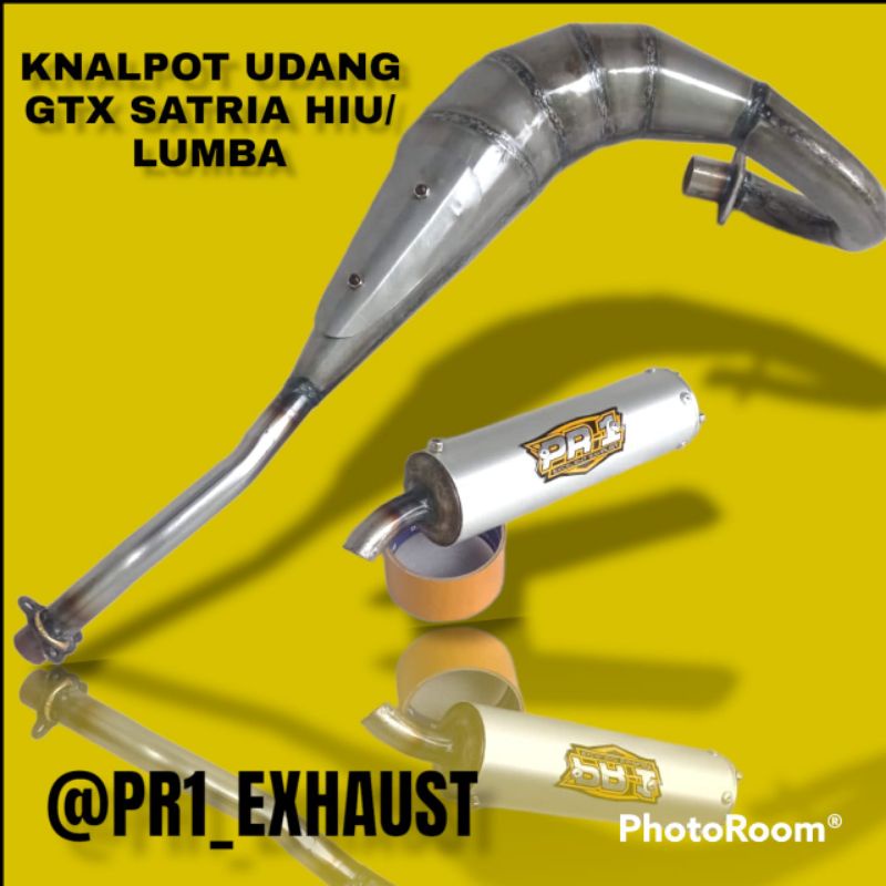KNALPOT UDANG GTX TRAIL SATRIA 2TAK HIU/LUMBA,FIZR,TORNADO,BRAVO GALVANIS GARING DAN BERTENAGA