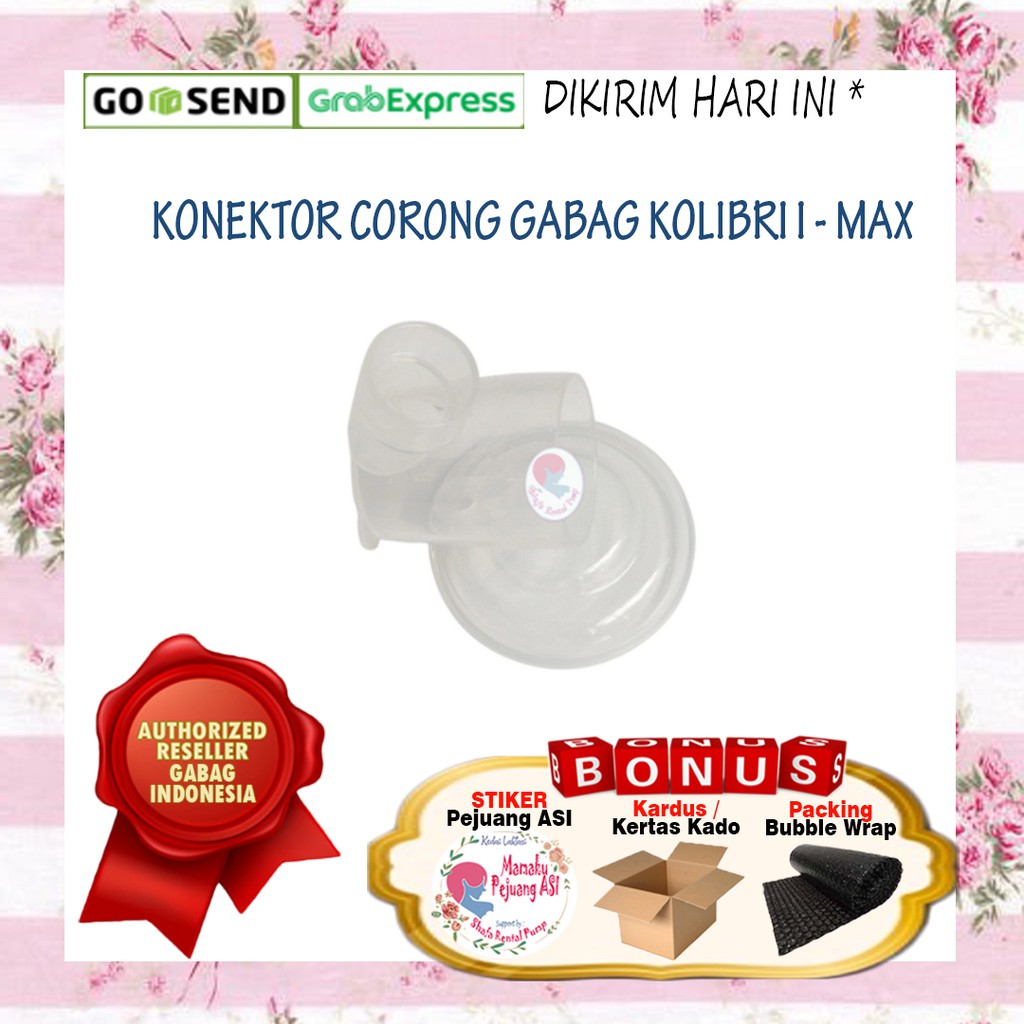 Konektor Corong Gabag Kolibri I-max/ Gabag Badan Penghubung I - Max