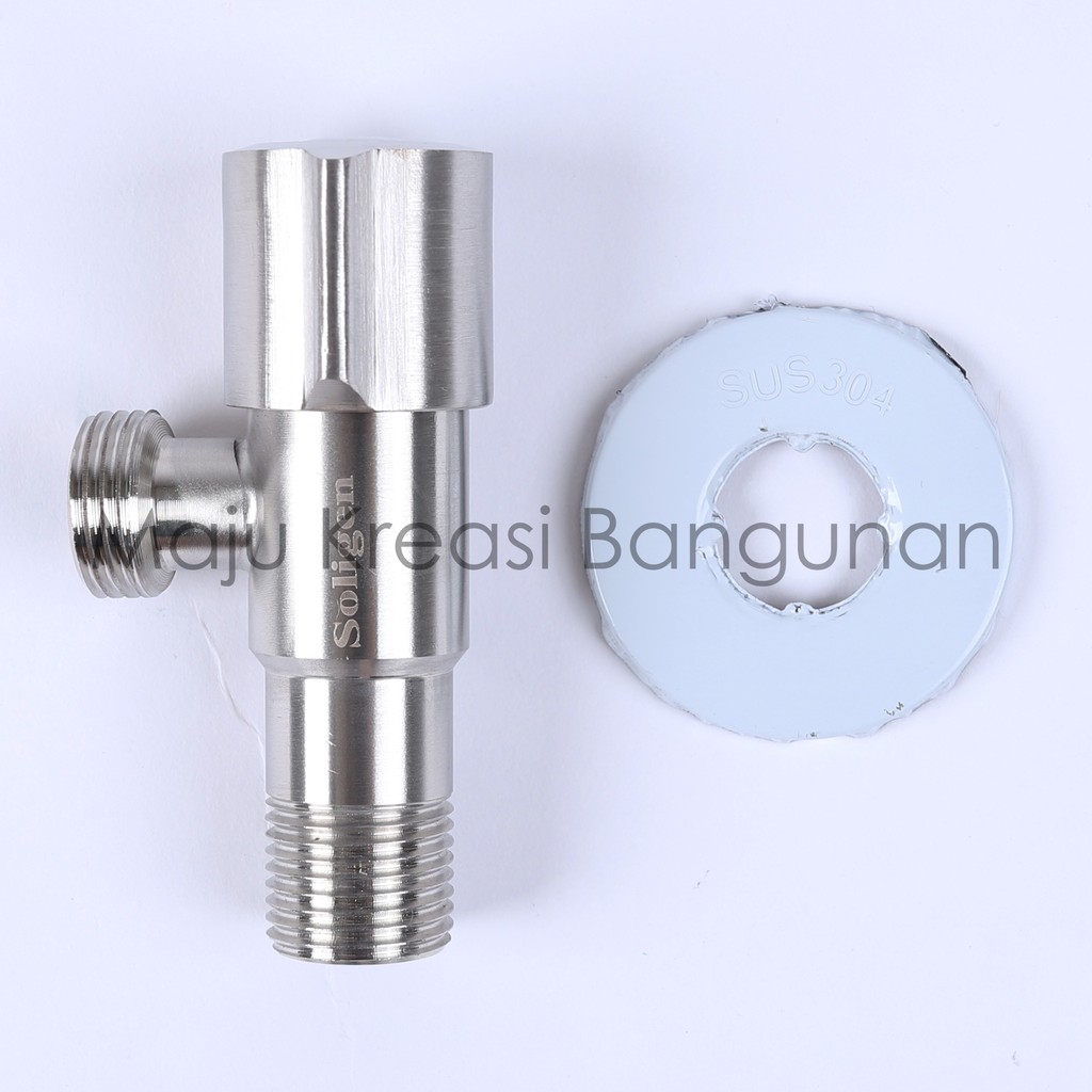 Stop Kran Kloset 1 Cabang Single Stainless Jet Shower Soligen SUS304 SUS 304 Kamar Mandi YG3 YG 3