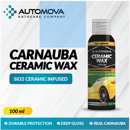 Automova Ceramic Wax 100ml Pelindung Cat Mobil Anda