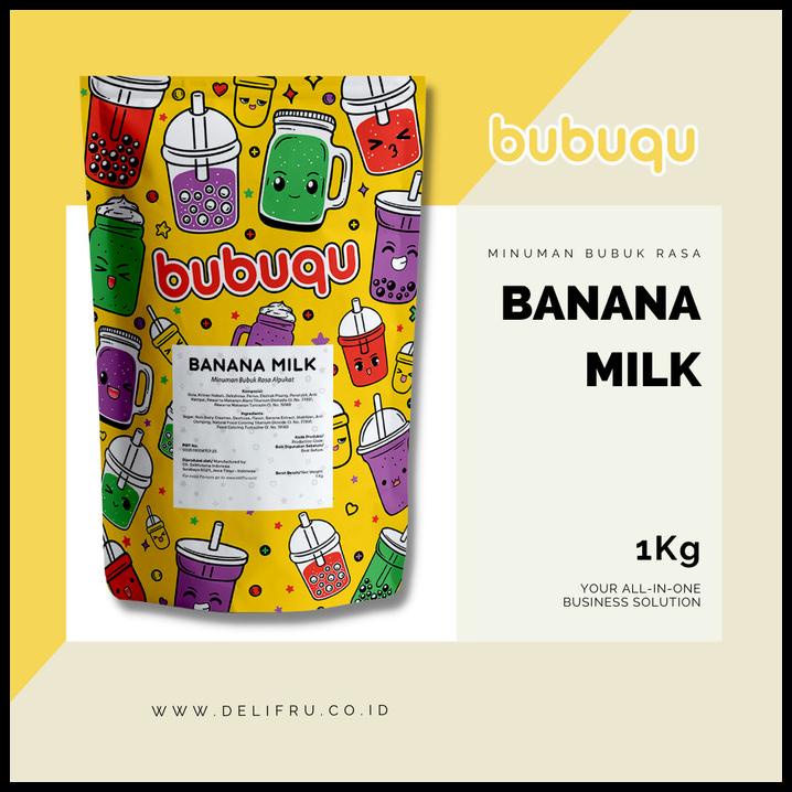 

Powder Drink Banana Milk Bubuqu - Bubuk Minuman Susu Pisang Korea