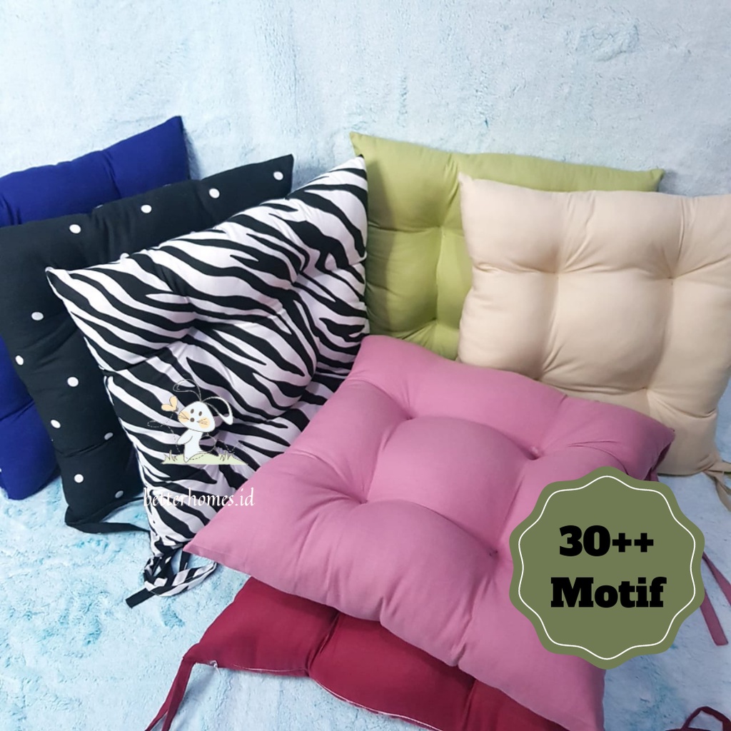 Bantal Duduk Persegi / Alas duduk / Bantal Lesehan / Bantal Motor / Bantal Ibu Hamil