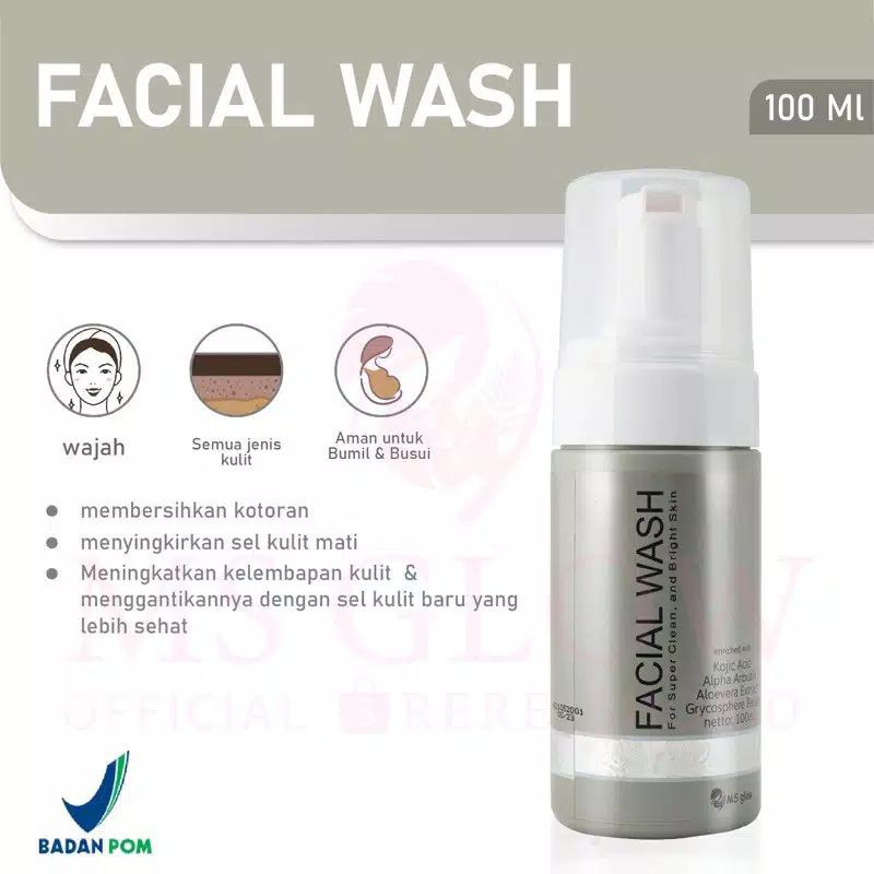 Facial Wash Ms Glow Ori