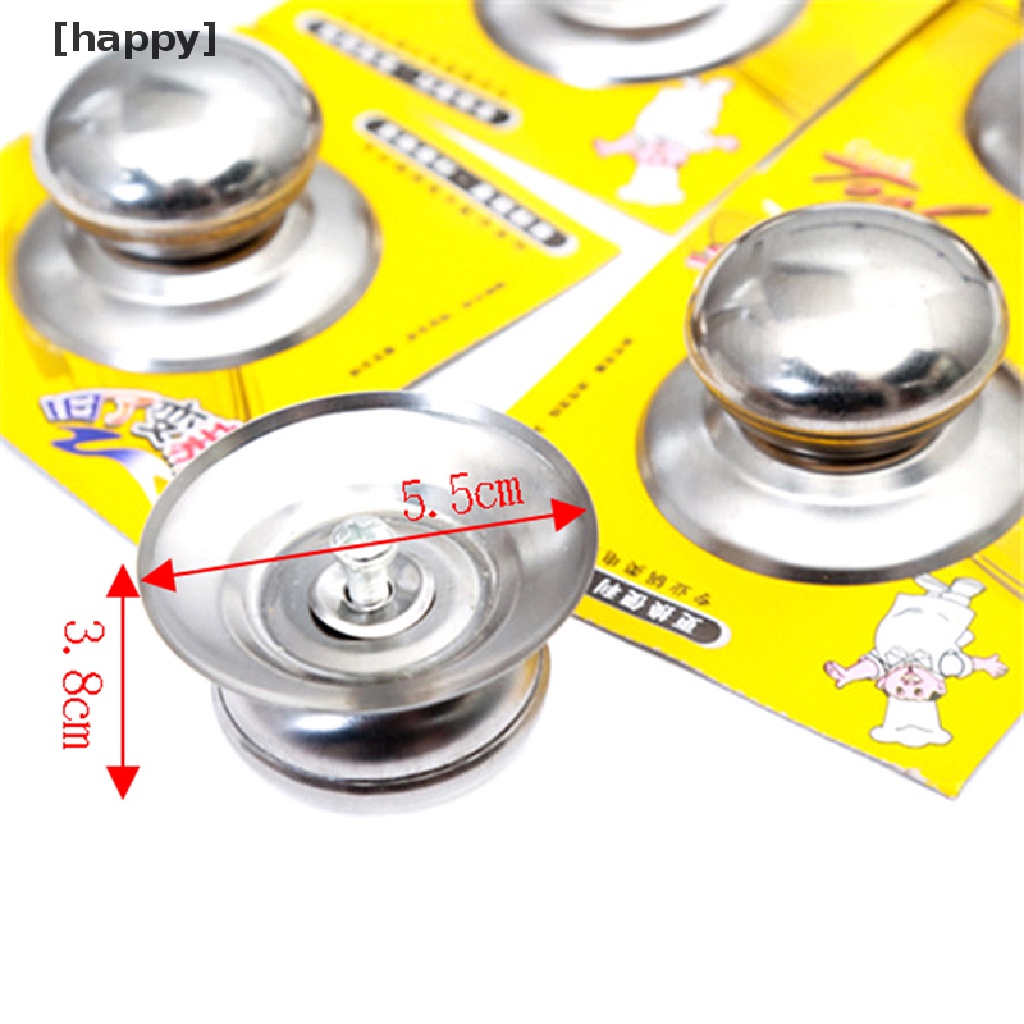 1pc Gagang Tutup Panci Bahan Stainless Steel Anti Melepuh Untuk Alat Dapur