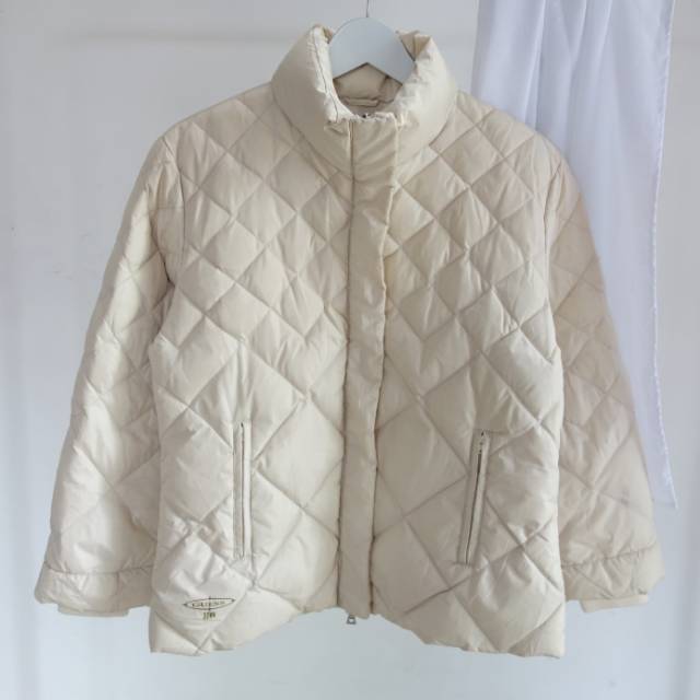 GUESS Down Jacket Jaket Bulu Angsa Winter Musim Dingin Anti Angin Original Second Branded Preloved