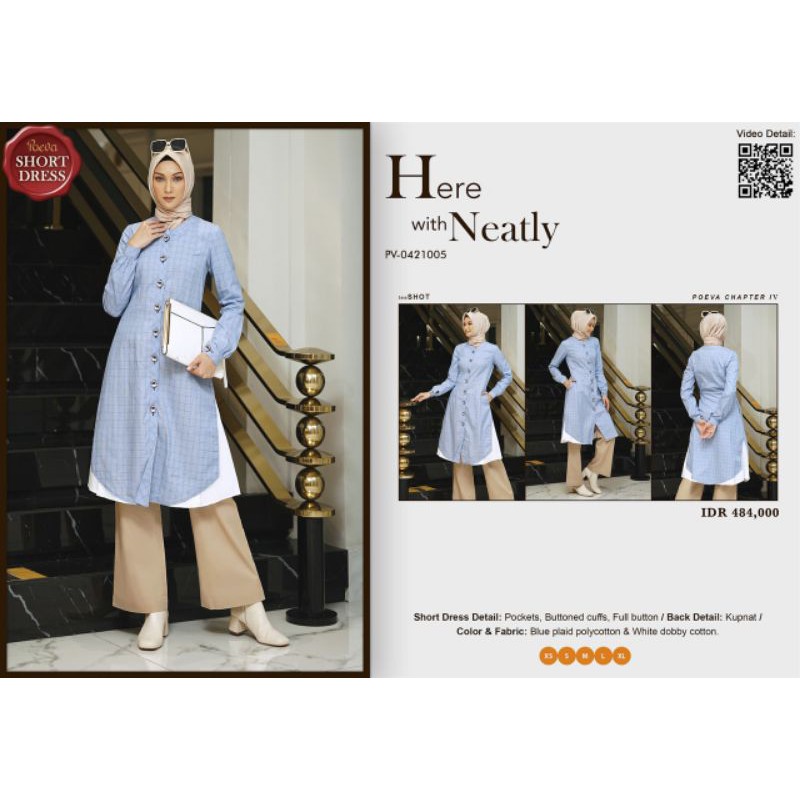 Poeva PV-0421005 Tee Shot Short Dress Tunik By Tuneeca Diskon Sale Promo