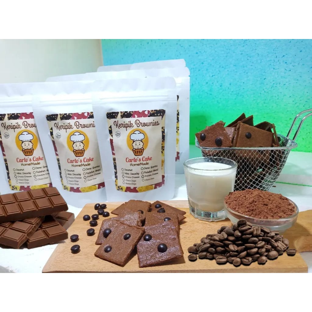 

CSC005 - BROWNIES CHIPS | KERIPIK BROWNIES | Mocca Chips |CEMILAN RINGAN