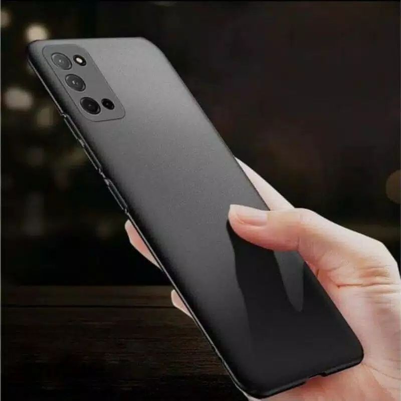 Oppo Reno 5 Softcase Premium Matte Silikon Black