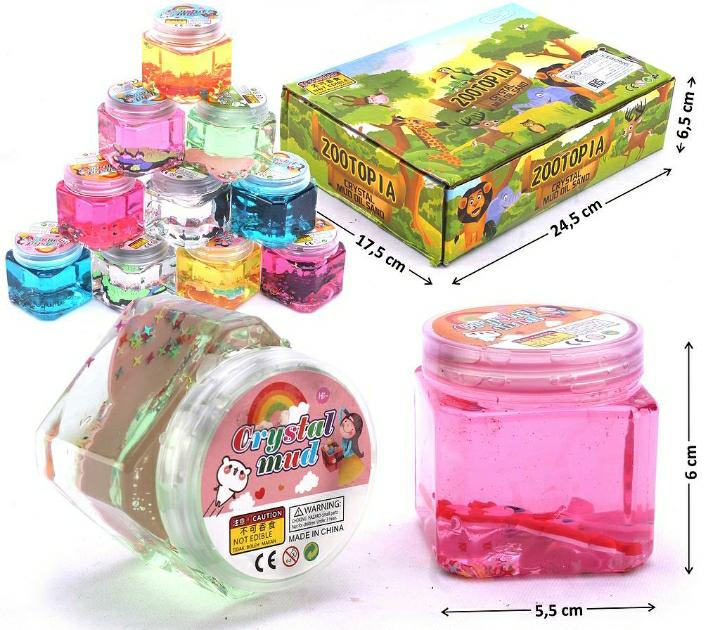 MAINAN ANAK SLIME CRYSTAL MUD CLEAR LOL ,HEWAN DAN UNICORN