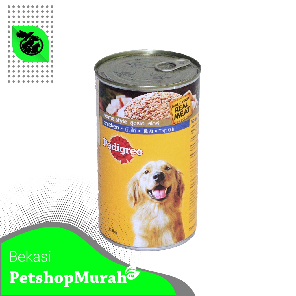 Makanan Anjing Pedigree 1.15 Kg Dog Food Kaleng Wet