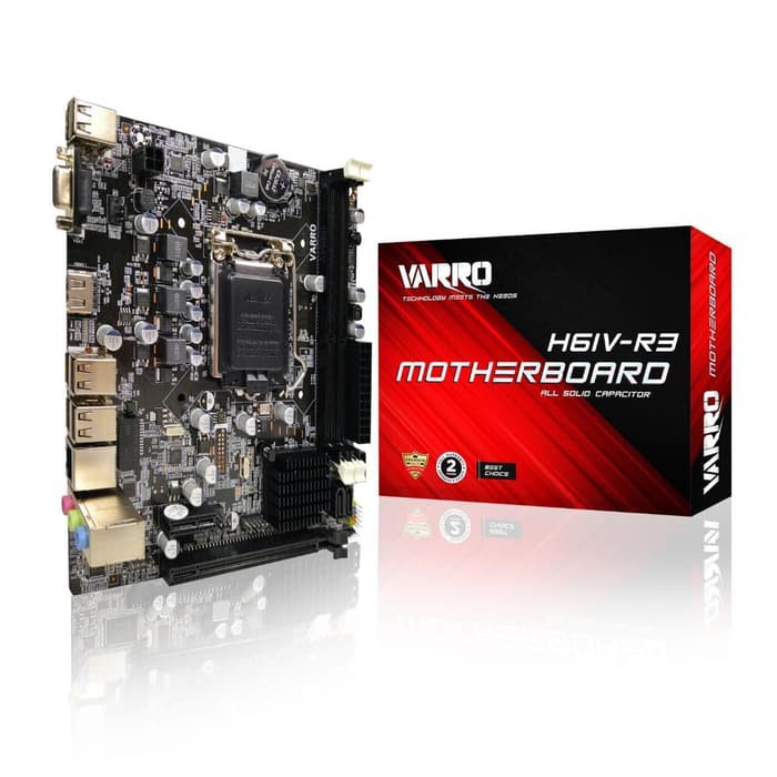 Motherboard Varro H61V-R3 Socket lga1155 Intel H61 DDR3 - Mainboard