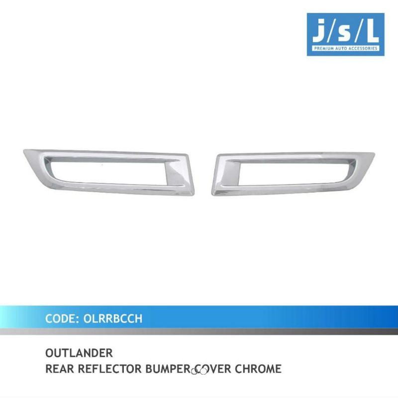 cover reflektor belakang Outlander chrome jsl