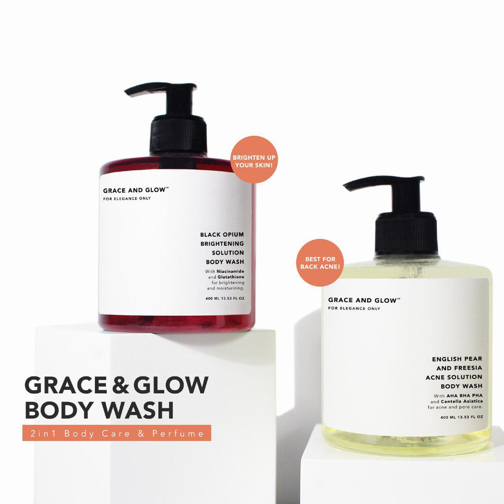Jual Grace & Glow body wash 3 varian | Shopee Indonesia