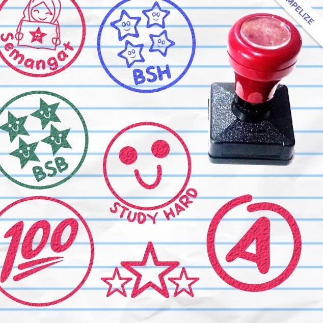 

NEW ARRIVAL !! 9.9 Stempel Penilaian Anak TK / Paud / Bintang / Nilai / Karakter / Senyum [1 Set] [KODE 977]