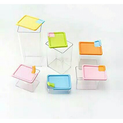 Stackable and Space Savvy Block - Food Container 6pcs/ Pocket Block