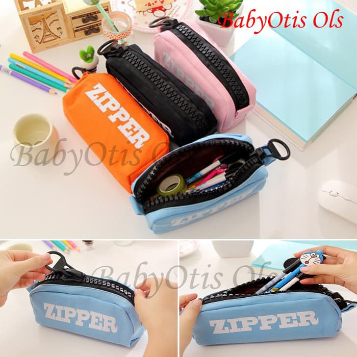 

Tempat Pensil Kotak Pensil Pencil Case - Pink