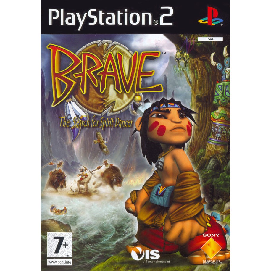 DVD Kaset Game PS2 Brave The Search for Spirit Dancer