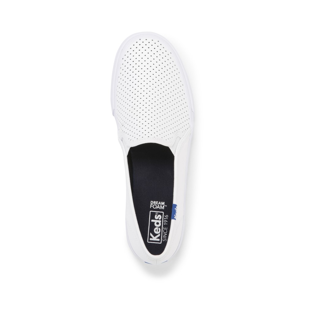 keds double decker white leather
