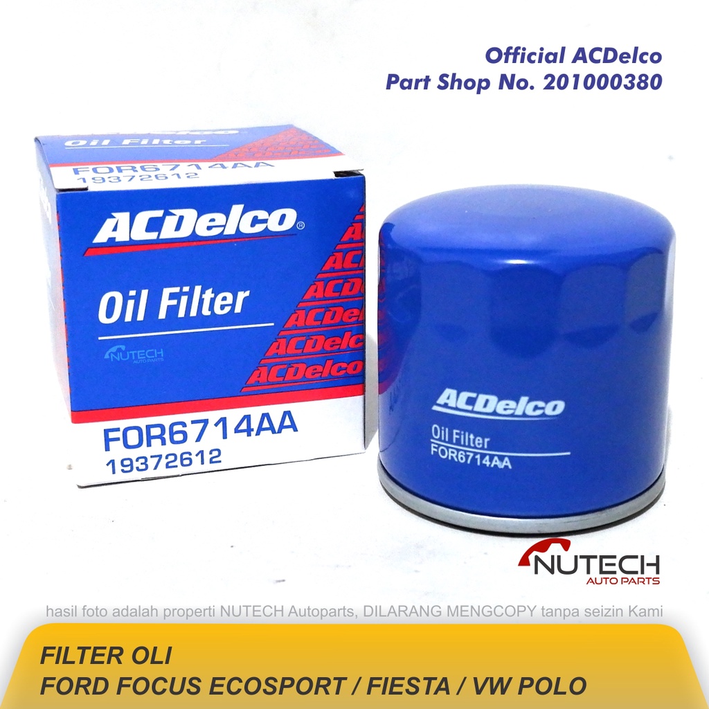 Oil Filter Saringan Oli Mazda CX7 / Biante Non Skyactive ACDelco Ori
