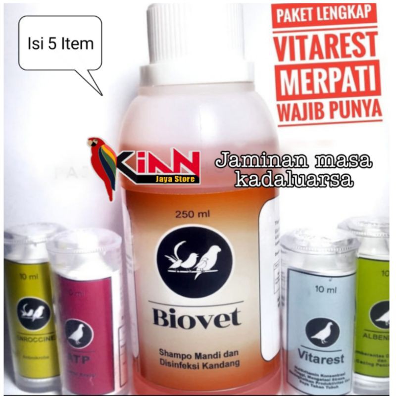 Vitarest merpati paket lengkap 5 item