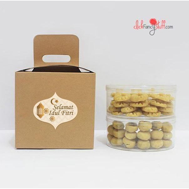 

kraft paper bag untuk isi 2 toples/kotak kue kering / lebaran - PROMO - Bisa COD - TERLARIS -