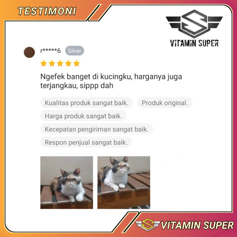 Obat Kucing Anti Virus Super D2 | Obat Flu Berat, Panleu, Calici, Distemper, Mencret, Pipis Darah, Sariawan, Lemes, Muntah dan Ambein